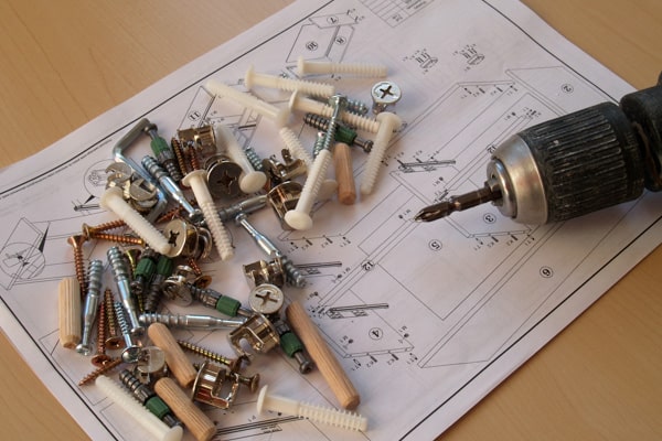 Lots of screws and fixings